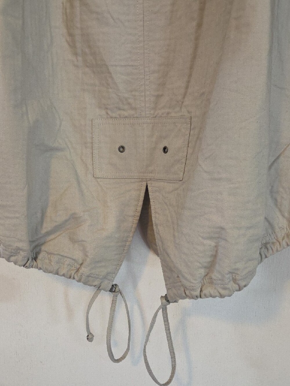 Rachel Roy Black and Cream Contrast Drawstring Utility Jacket - Picture 9 of 9